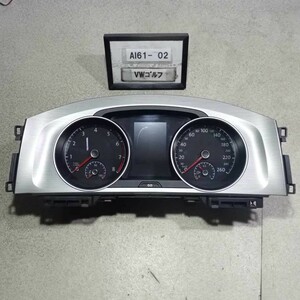 平成27年 VW ゴルフ ヴァリアント AUCJZ 純正 スピードメーター 5G1920640 34830km 中古 即決