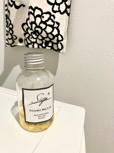 Sign+ SYSTEMIC MULTI OIL 120ml ヘアオイル オイル ボディ ヘア バンド 柑橘