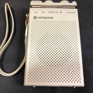 D27ビンテージ!HITACHIポータブルラジオTH660