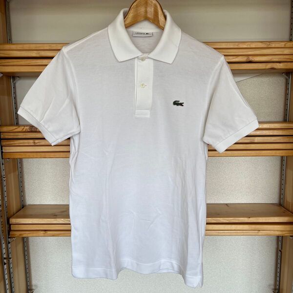 LACOSTE ラコステ 白 ホワイト ポロシャツ 半袖