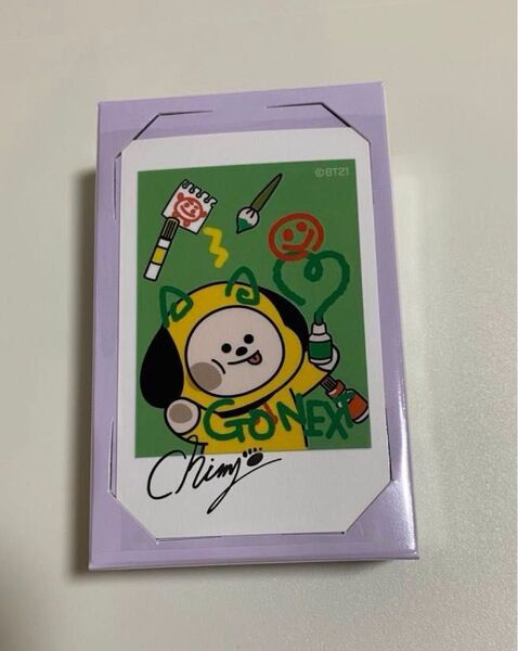 BT21 NEXT STAGE フォト風カード & クッキー CHIMMY