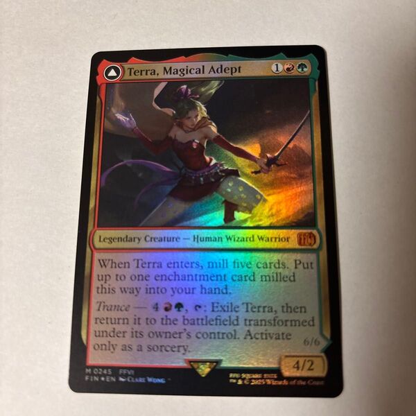 MTG FF 魔導戦士、ティナ 英語 foil