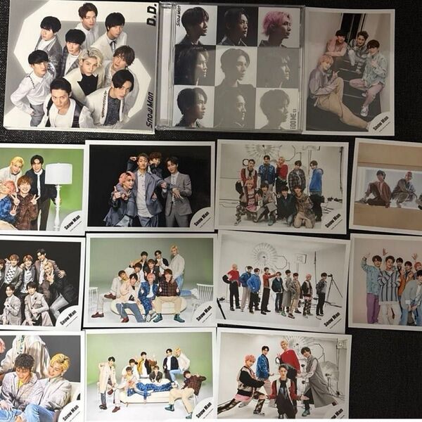 Snow Man CD 公式写真12枚