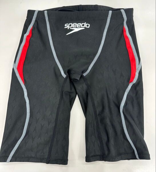 speedo 競泳水着 黒/赤 約20インチ
