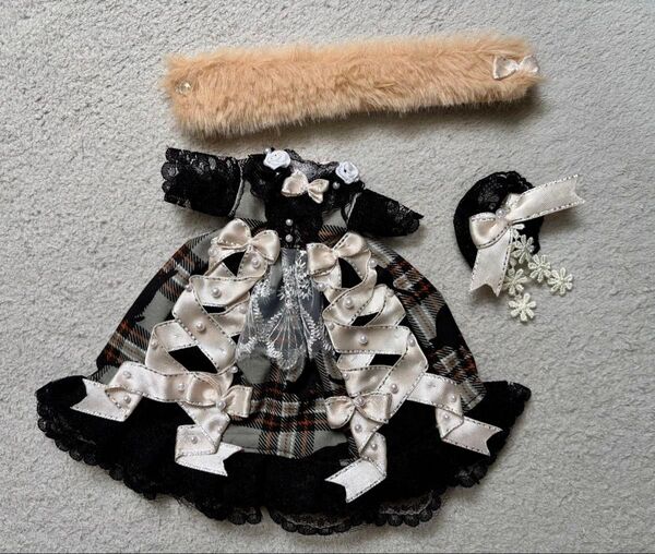 リカちゃん アウトフィット 作家様 ネオブライス カスタムブライス アイシードール リボンいっぱい♪