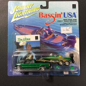 ★希少☆未開封★ ジョニーライトニング Bassin'USA シボレー シルバラード & バスボート トレーラー