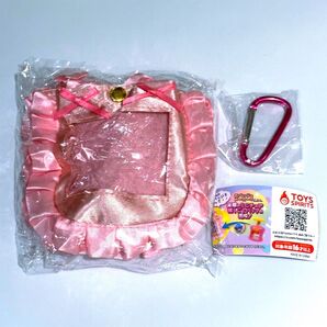 本当に使える! ミニチュア推しごとバッグ マスコット ガチャガチャ ピンク