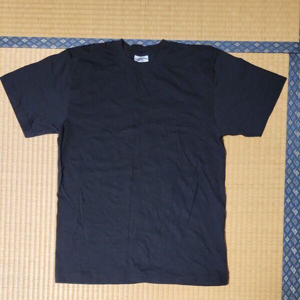 Hanes ヘインズ BEEFY-T ビーフィー 半袖 Tシャツ 無地 黒 M ブラック 旧タグ