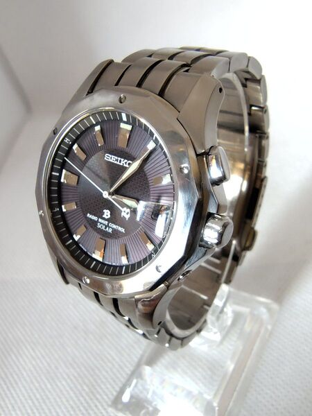 【電波ソーラー、美品、希少】SEIKO セイコー ブライツ チタン 7B22-0AC0
