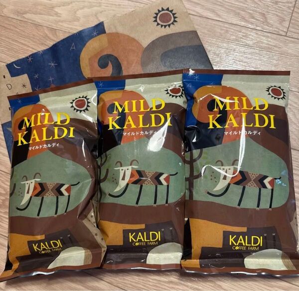 KALDI カルディ マイルドカルディコーヒー 粉 200g × 3袋