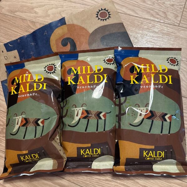 KALDI カルディ マイルドカルディコーヒー 粉 200g × 3袋