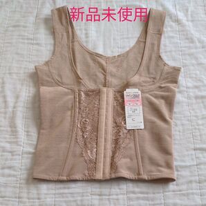 【新品未使用】ボディシェイパー ベージュ 補正下着 ウエスト引き締め