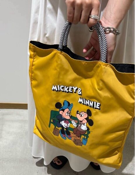 週末限定お値下げ!【B&Y別注】ノマディス SAC リバーシブル ミッキー ミニー トートバッグ 新品