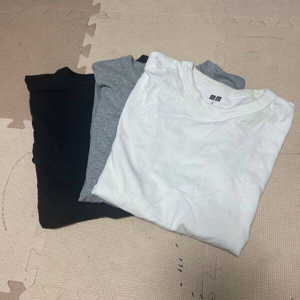 ユニクロ クルーネックTシャツ好きな色2枚セット