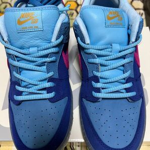 Run The Jewels × Nike SB Dunk Low Deep Royal Blue and Active Pink