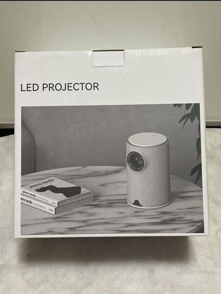 ifarn LEDプロジェクター 白 美品 箱&付属品全品あり