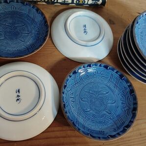 有田焼 清兵衛 青 小皿 10枚セット 新品 未使用 和食器 和食器 小皿 プレート 有田焼 染付 青 時代物