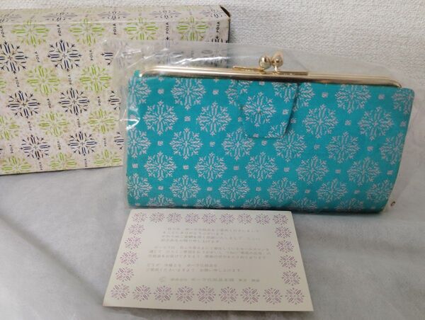 ポーラ POLA がま口 バック ポーチ 昭和レトロ ノベルティ 非売品 美品 がま口ポーチ がま口