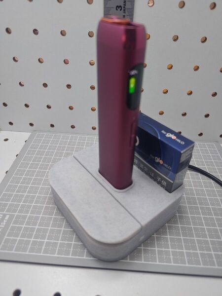 glo Hilo専用充電スタンド 簡単取外し 大理石調