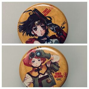 無名 侑那 甲鉄城のカバネリ展 MEETSmeets TOWER RECORDS SHIBUYA 特典 缶バッジ タワーレコード