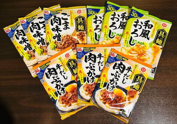 キッコーマン 具面 3種9袋 18人前 ごま肉味噌 牛だし肉ぶっかけ 和風おろし 惣菜 保存食 常備食 ぶっかけうどん 料理の素