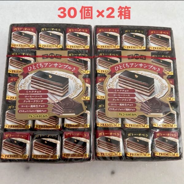 チロルチョコ ガトーオペラ ひとくちアンサンブル 30個入り お菓子