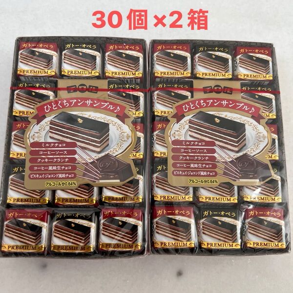 チロルチョコ ガトーオペラ ひとくちアンサンブル 30個入り お菓子