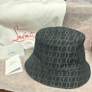Christian Louboutin バケットハット(ブラック)