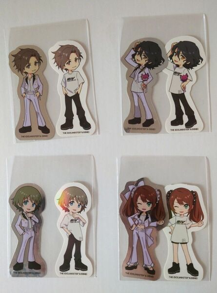 アイドルマスターsideM × FiFS ダイカットステッカー 8点セット