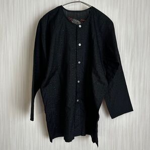 鯉口シャツ メンズ Sサイズ 龍柄 刺繍 ダボシャツ 祭り