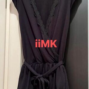 【最終】iiMK カシュクール風チュニック 黒