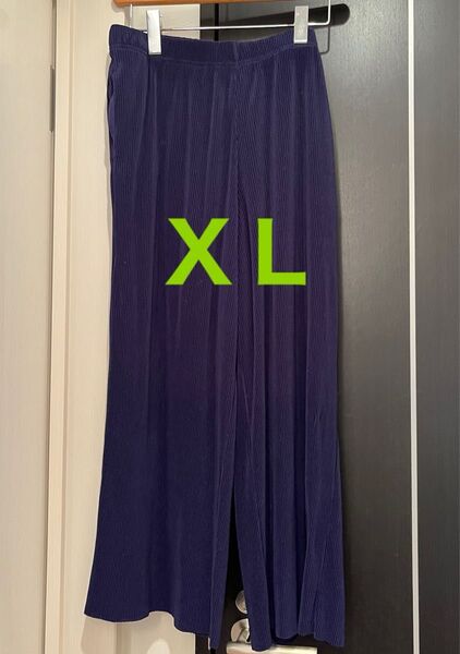【最終】ユニクロ イージーパンツ XL ネイビー
