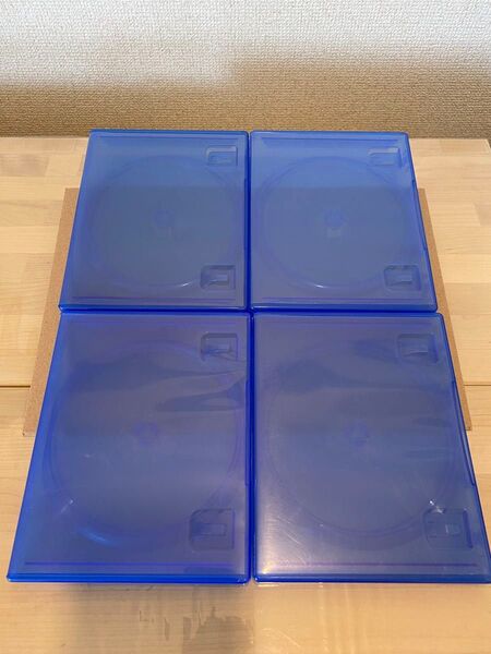 PS4 ソフトケース 4個セット DVD空ケース ブルーレイ Blu-ray