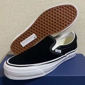 日本限定 新品 バンズ プレミアム クラシック スリッポン98 ブラック スエード 27 VANS SLIP-ON BLACK