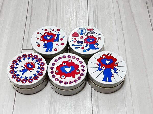 大阪 関西 万博 ミャクミャク ゼリー缶 お土産 お菓子 ゼリー 5種コンプリート 5缶
