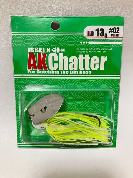 【新品】一誠AKチャター 13g #02ナチュラルイエロー issei チャターベイト