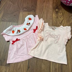 micorrid ミニー キラキラ 90 Tシャツ