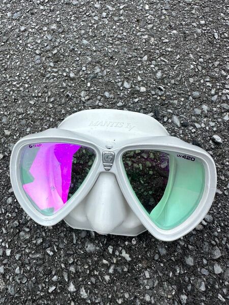 マンティスLV GULL ダイビング スノーケル マスク