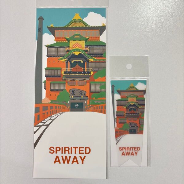 【千と千尋の神隠し】油屋 ジブリの立体造型物展 ポストカード しおり