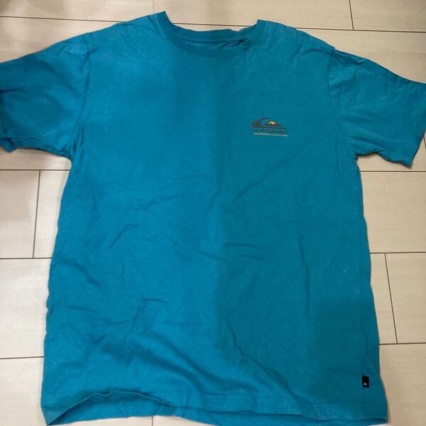 QUIKSILVER クイックシルバー Tシャツ Lサイズ ターコイズブルー