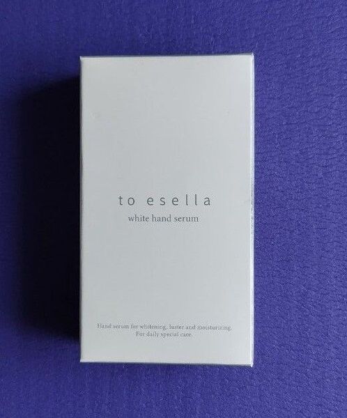 to esella ホワイトハンドセラム 新品未開封