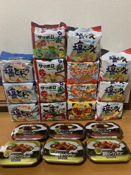② 袋麺インスタントラーメン70食+@大量詰め合わせセット