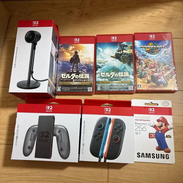 Nintendo Switch2 マリオカートワールド ゼルダの伝説ティアーズオブキングダム、ブレスオブザワイルド カメラ