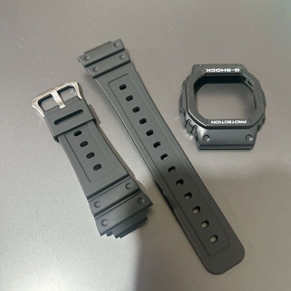 G-SHOCK ベルト ベゼル DW-5600E-1 2点セット
