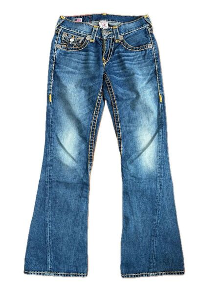 TRUE RELIGION ジーンズ JOEY SUPER T W34 ブーツカット デニム