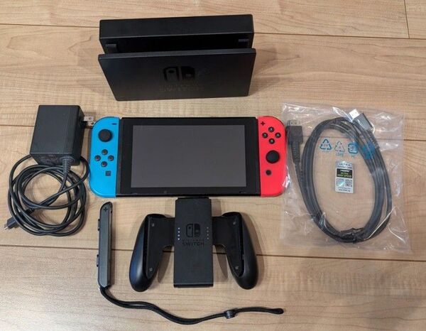 Nintendo Switch(バッテリー強化版) 200GB SDカード付 ネオンブルー