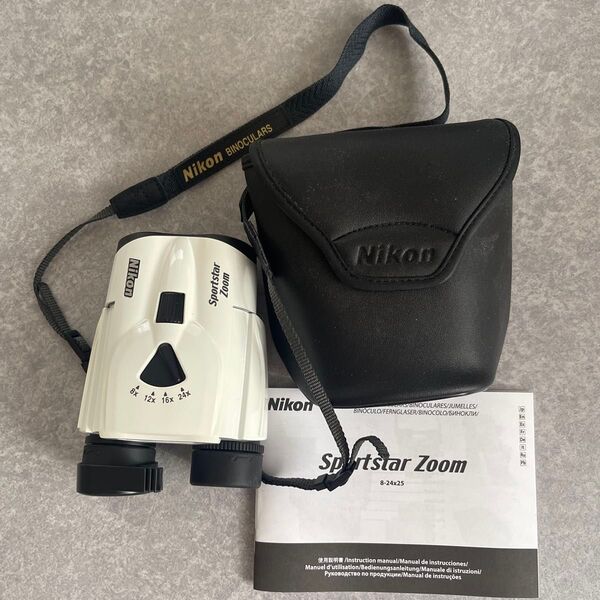 Nikon ニコン 双眼鏡 Sportsstar Zoom スポーツスター ズーム 白