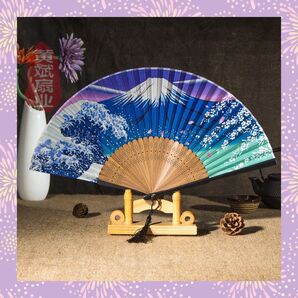 ☆新品☆ 扇子 和柄 富士山 イベント 祭り 暑さ対策 清涼 花火 プレゼント 竹製 夏 インテリア 上品 暑さ対策 センス