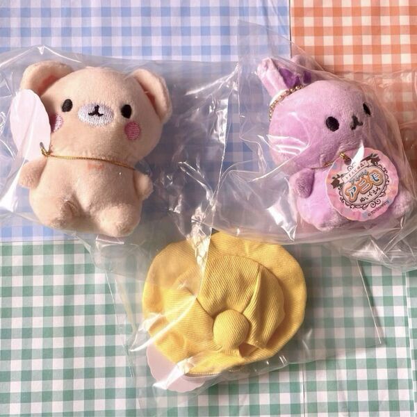 トイスピの森! プチプチアニモのぬいぐるみマスコット2 ガチャ 3個セット