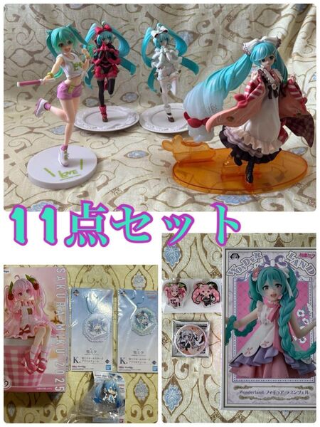 激安!初音ミク 雪ミク 一番くじ ぬーどるストッパー 桜ミク SnowMiku Collection ラプンツェル タイトーくじ